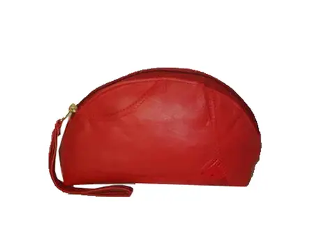 MONEDERO CUERO PARCHE OVAL.