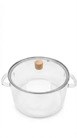 OLLA VIDRIO C/TAPA 3200ML