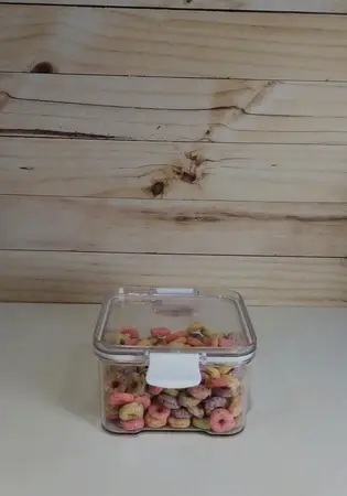 ORGANIZADOR ACRIL. C/ TAPA HERMETICA WHITE