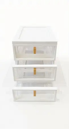 ORGANIZADOR C/CAJONERA PLAST. WHITE