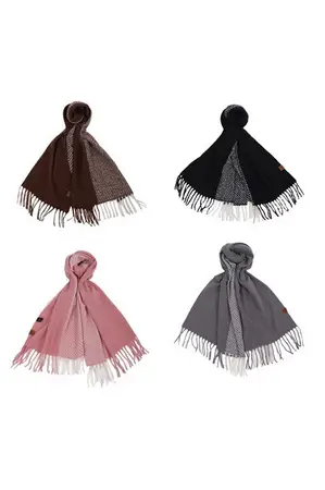 PASHMINA LANA FRIZADA LISA 888-1-11