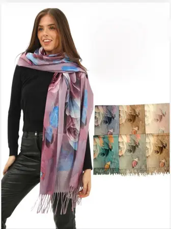 PASHMINA LANILLA C/FLECOS