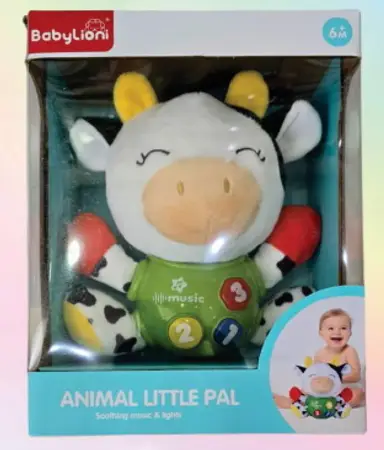 PELUCHE VAQUITA MUSICAL BL8009B