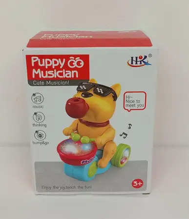 PERRITO MUSICAL EFECTO HUMO 674B
