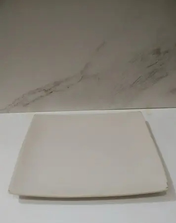 PLATO CERAM.CUADRADA L/ARENA WHITE X6 C/UNO