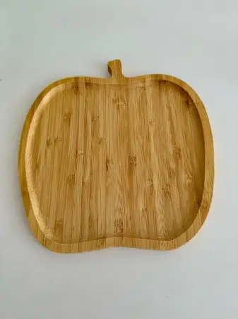 PLATO MANZANA LINEA BAMBU