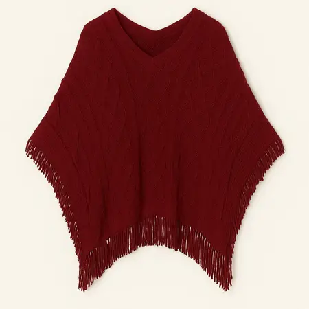 PONCHO CHENILL FLECOS