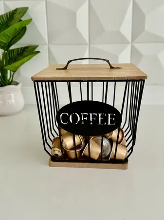 PORTA CAPSULA COFFEE L/BLACK