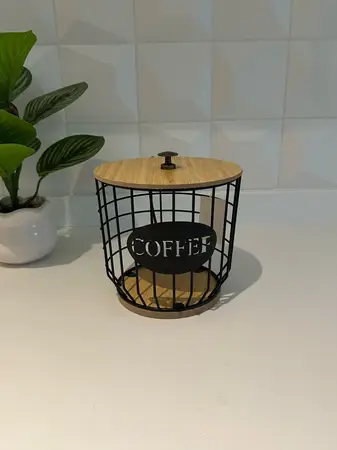 PORTA CAPSULA COFFEE L/BLACK