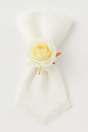 PORTA SERVILLETAS X 6 UNID. ROSA WHITE