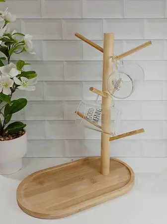 PORTA TAZAS LINEA BAMBU