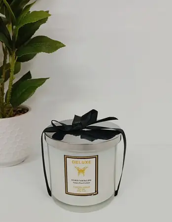 PORTA VELA VIDRIO DELUXE C/CAJA