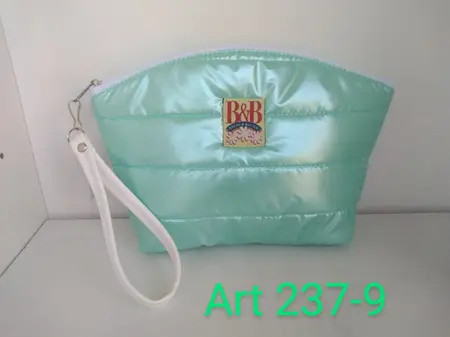 PORTACOSMETICO NYLON PESPUNTEADO