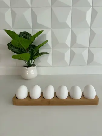 POSA HUEVO BAMBU X 6