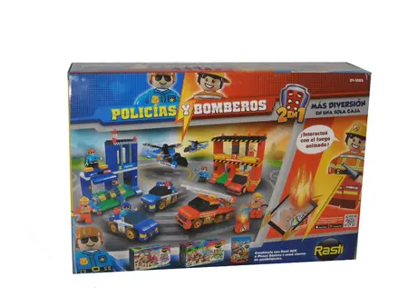 RASTI POLICIA-BOMBERO 120PZAS.