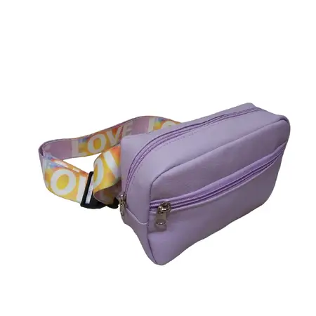 RIÑONERA-CARTERA DE CHAROL