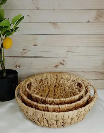 SET BANDEJA MIMBRE X 3 UNID.