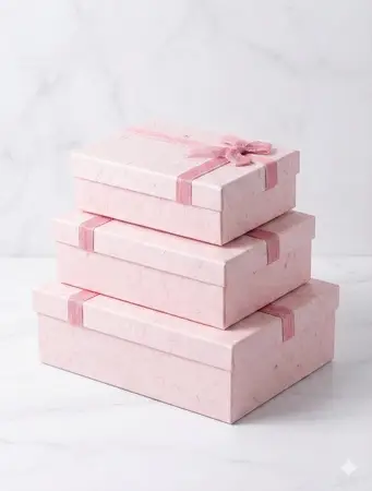 SET DE CAJAS X 3 UNID. PINK