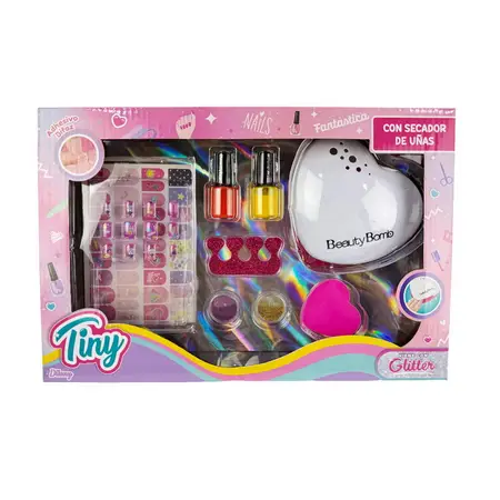 SET DE UÑAS C/SECADOR TINY 55268