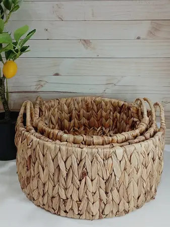 SET ORGANIZADOR MIMBRE X 3 UNID