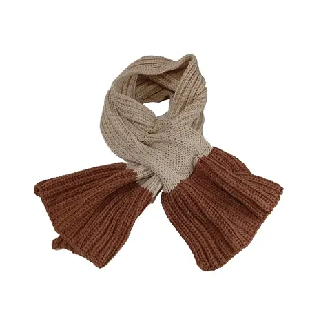 STOLA CRUZADA TEJIDA CORTA BICOLOR BU0043Z