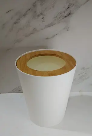 TACHO BASURA PLAST. T/BAMBU