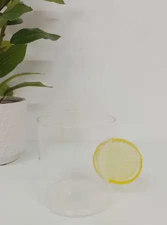 TAZA DE VIDRIO 450ML LEMON