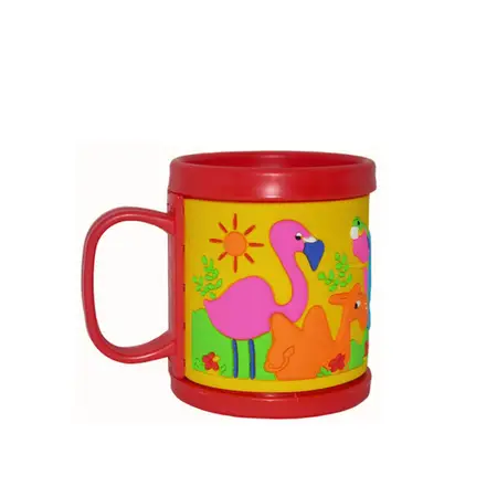 TAZA PLASTICA 3D ANIMALITOS 810Y