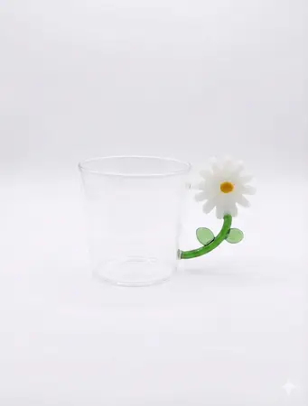 TAZA VIDRIO DECO. MARGARITA 250ML