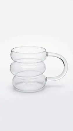 TAZA VIDRIO MILK 430ML.