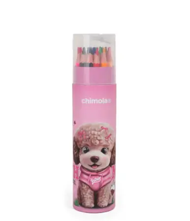TUBO C/LAPICES COLOR X 24 POODLE ST65